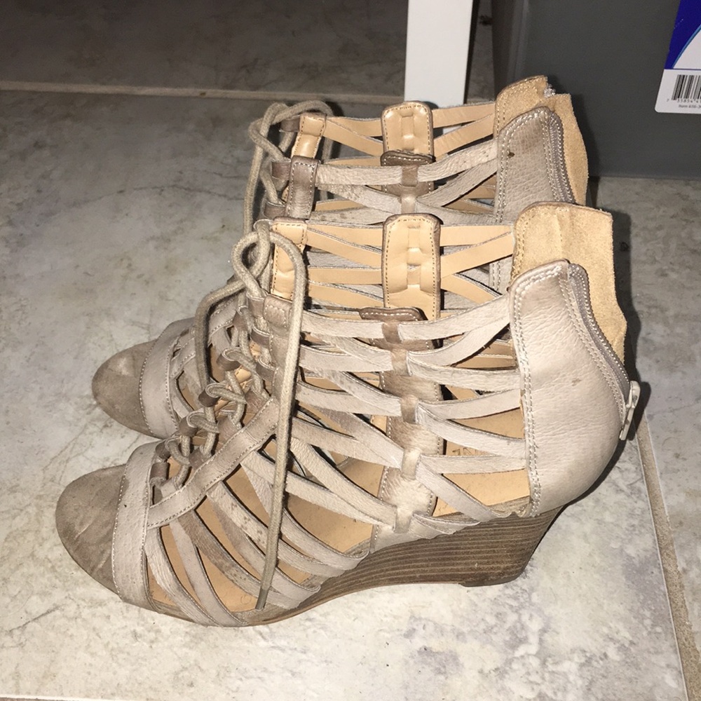 Nine West Strappy, wedge sandals